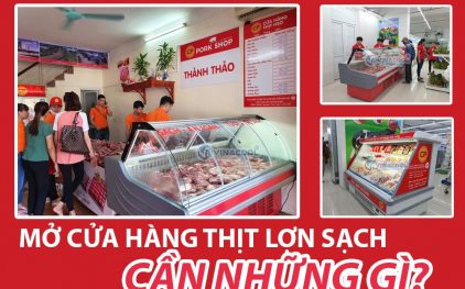 Mở cửa hàng thịt lợn sạch cần tủ đông tủ mát nào?