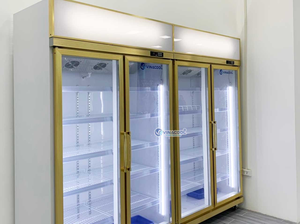 tủ để thực phẩm 2 cánh kính