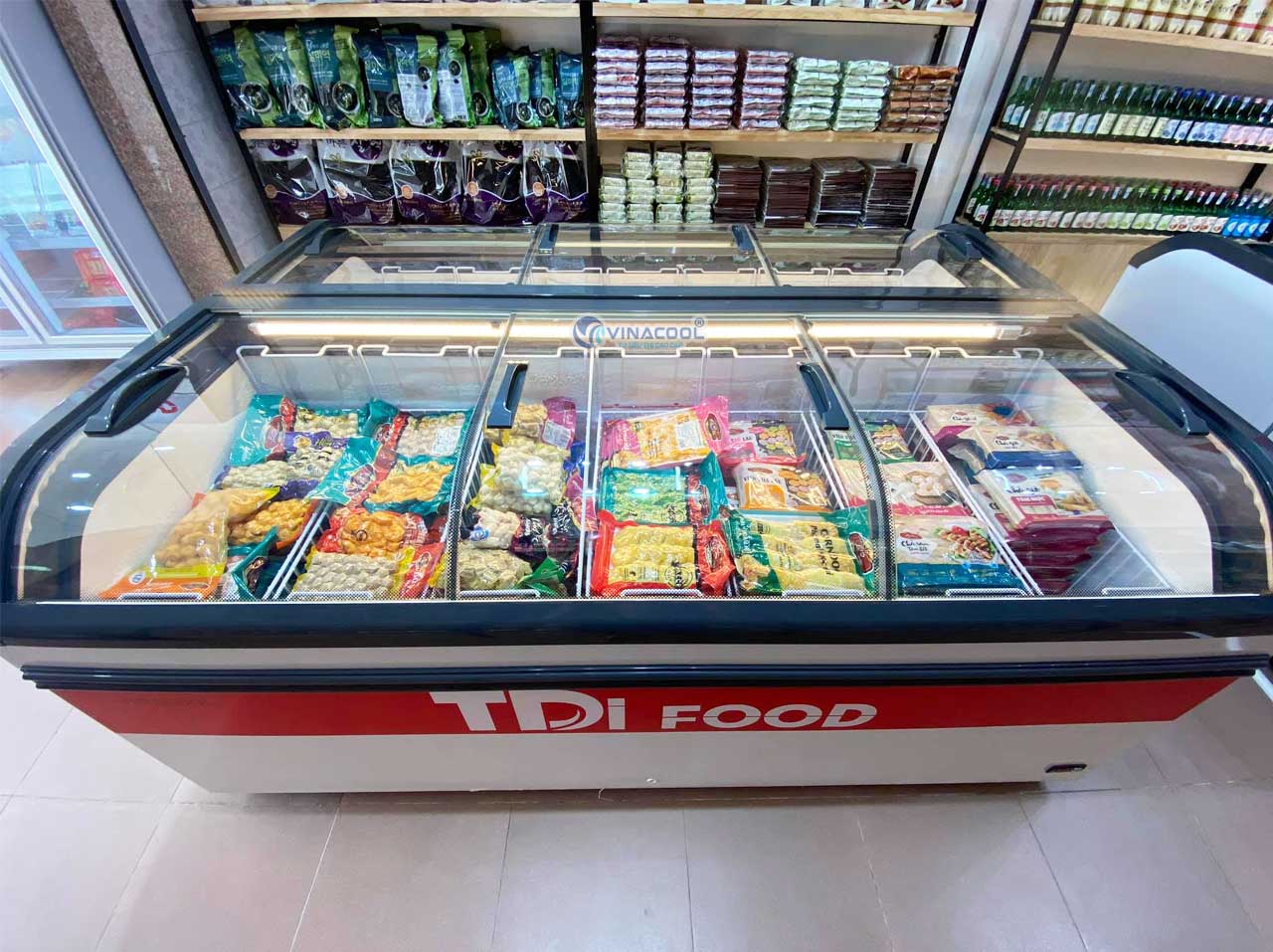 tủ đông nằm dài 2m
