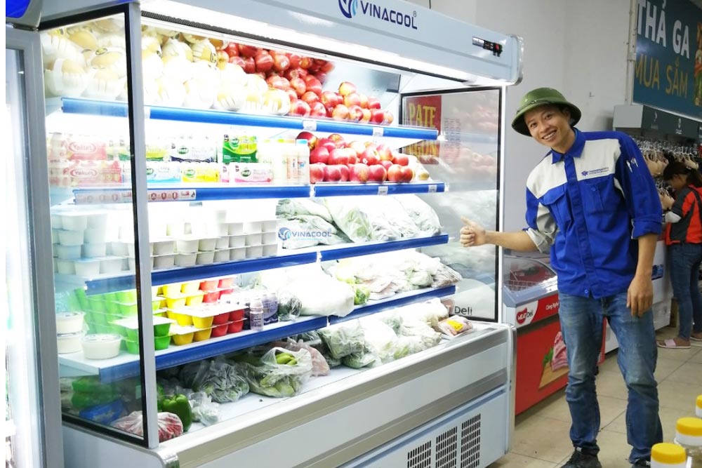 tủ để rau củ quả không cửa