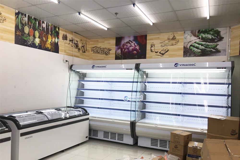 tủ mát để thực phẩm dài 2m