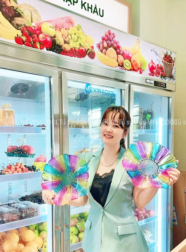 tủ mát để hoa quả 3 cánh