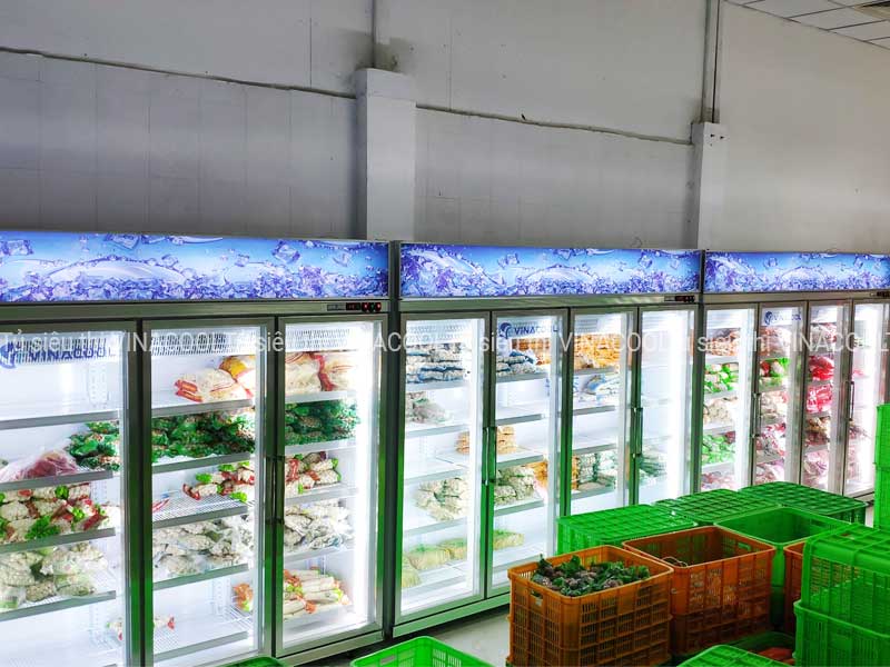 hệ thống tủ đông đứng vinacool