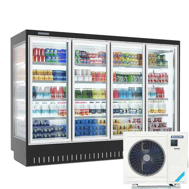 Tủ Mát Cánh Kính Máy Nén Ngoài